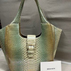 Brahmin Carla Green Velocity Handbag